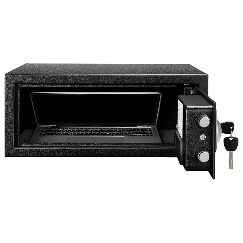 ベーシック 金庫 家庭用 業務用 電子式 19.8 L 幅43cm x 奥行37cm x 高さ18cm スチール ブラック 0 MARWIL-DEMENAGEMENTS_CH