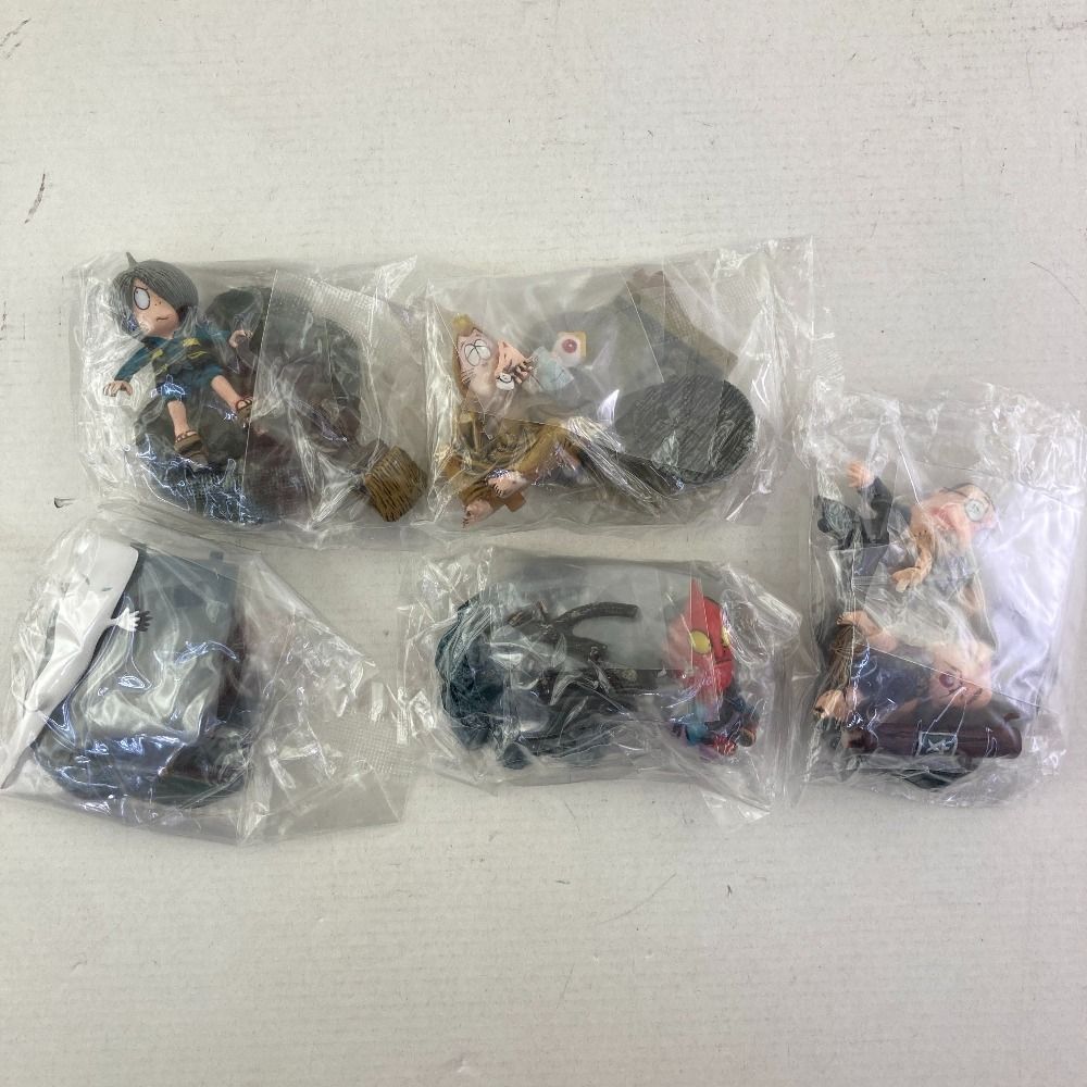 03w11701 鬼太郎名鑑　全5種セット　ゲゲゲの鬼太郎・ぬりかべ、一反もめん・朱の盆・子泣き爺、メガネの男・ねずみ男、目玉のおやじ