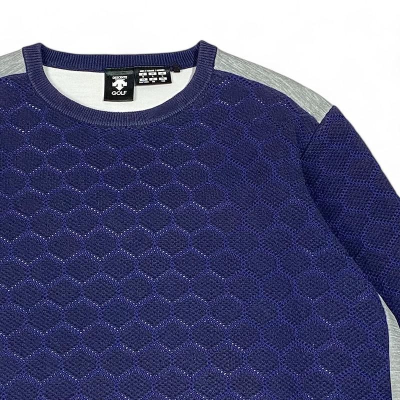 DESCENTE デサント ゴルフ 長袖 ニット セーター O メンズ DESCENTE デサント ゴルフ 長袖 ニット セーター O メンズ