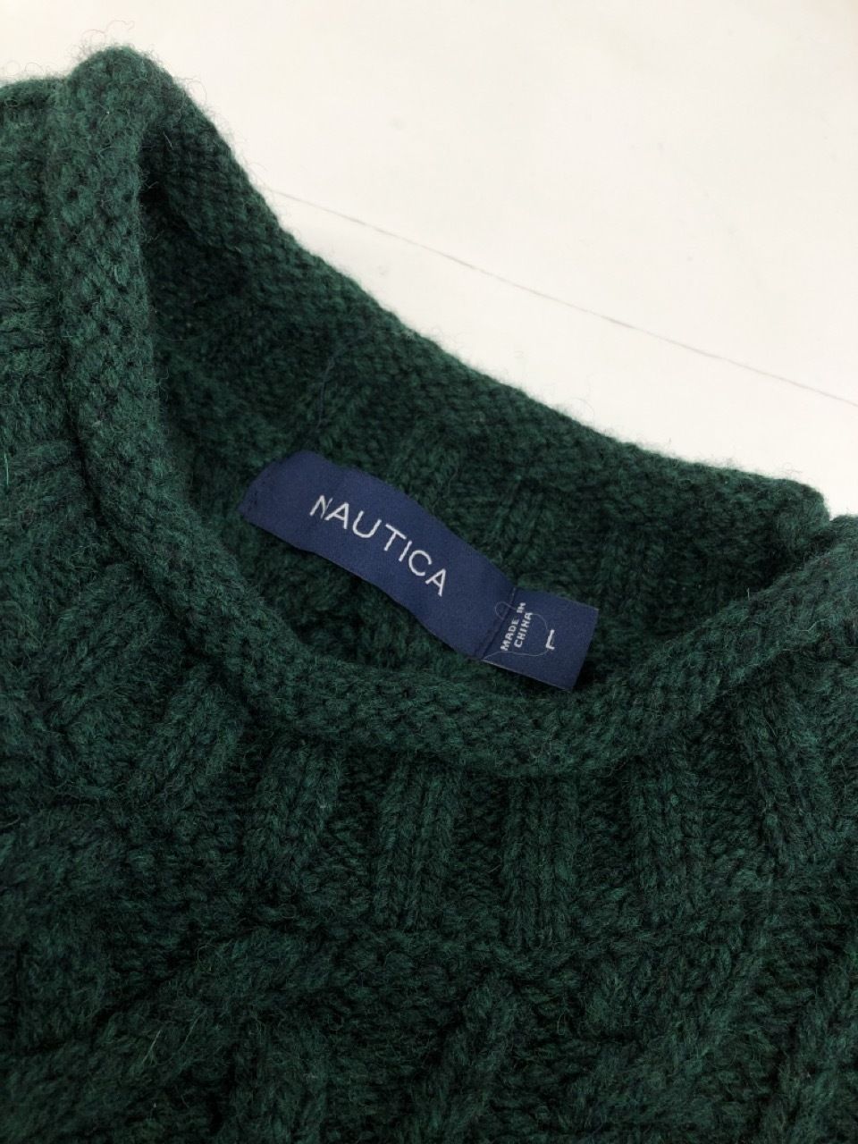 NAUTICA Fisherman Rollneck Sweater L - WHYNOT - メルカリ