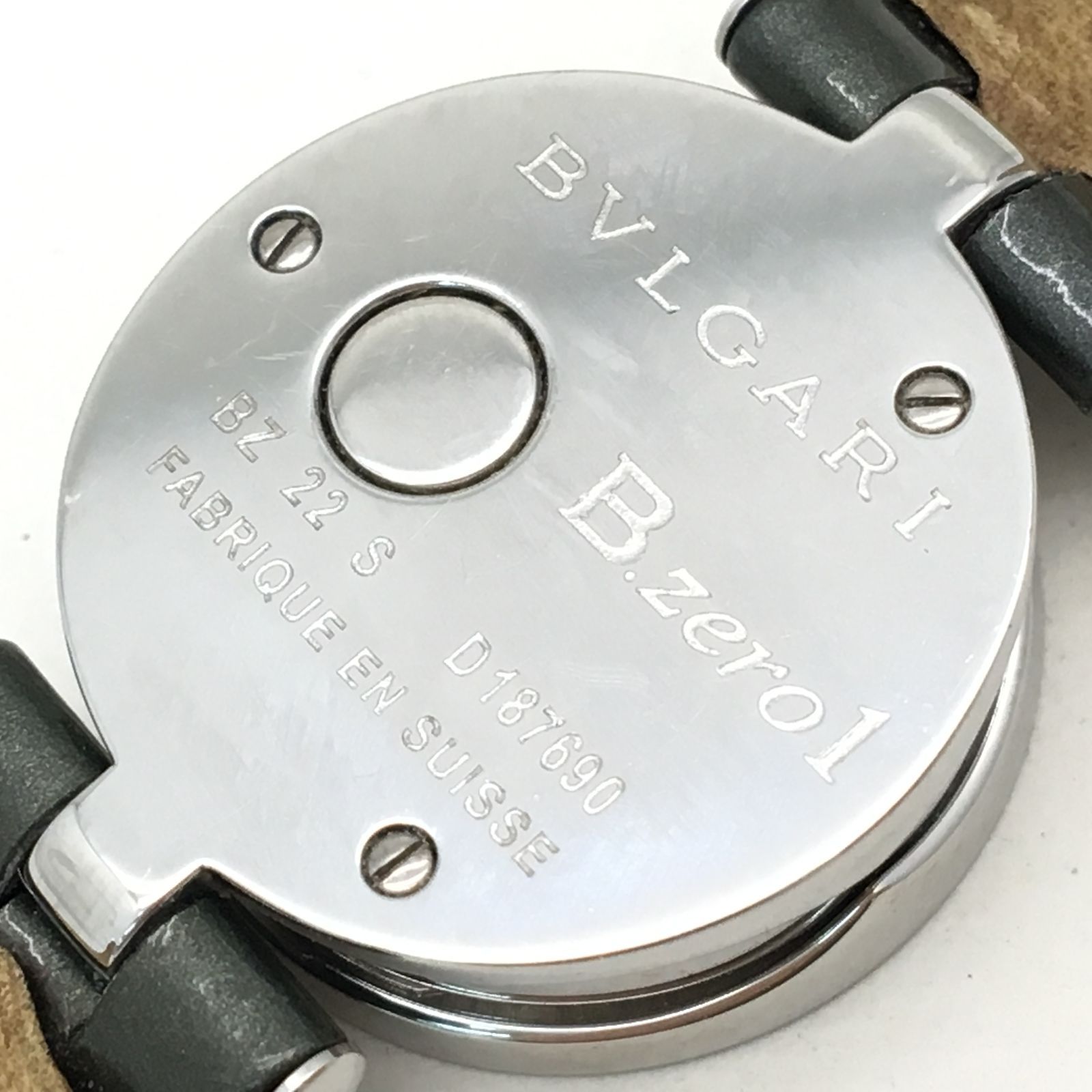 ブルガリ ビーゼロワン 腕時計 シルバー×ブラック 稼働品 1-885
