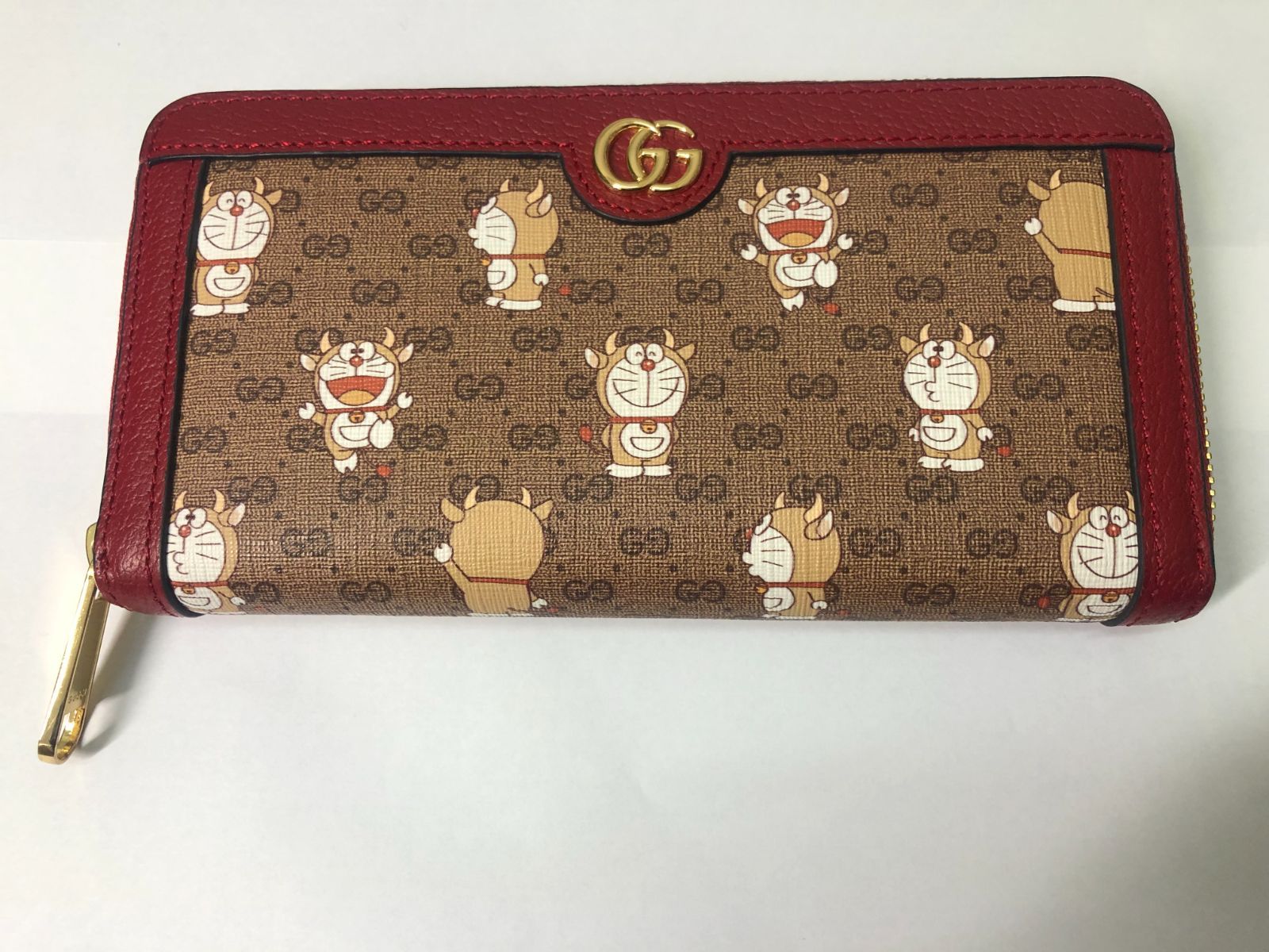 GUCCI×ドラえもん（牛）限定品 財布 ミニ財布 うしえもん - 折り財布