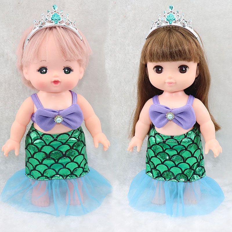 E様専用 同梱割あり ソランちゃん服 メルちゃんプリンセスドレス 人魚