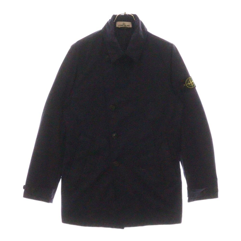 STONE ISLAND ストーンアイランド BATAVIA 2|2-TC プリマロフト ロゴパッチ ナイロンコート ネイビー 761543633
