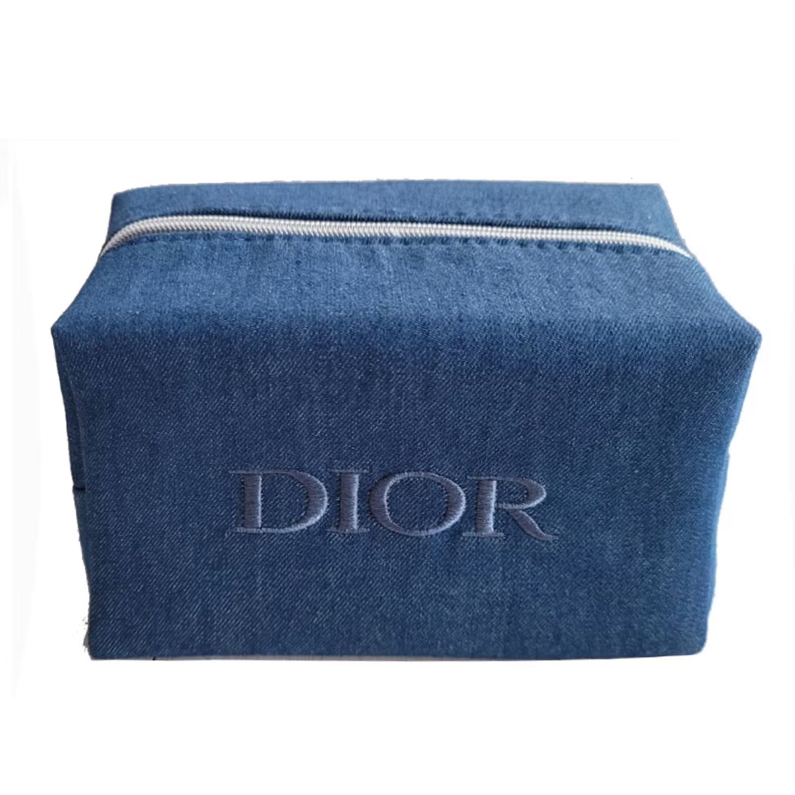 DIOR／ブルーデニムスクエアコスメポーチ ノベルティ ディオール Dior