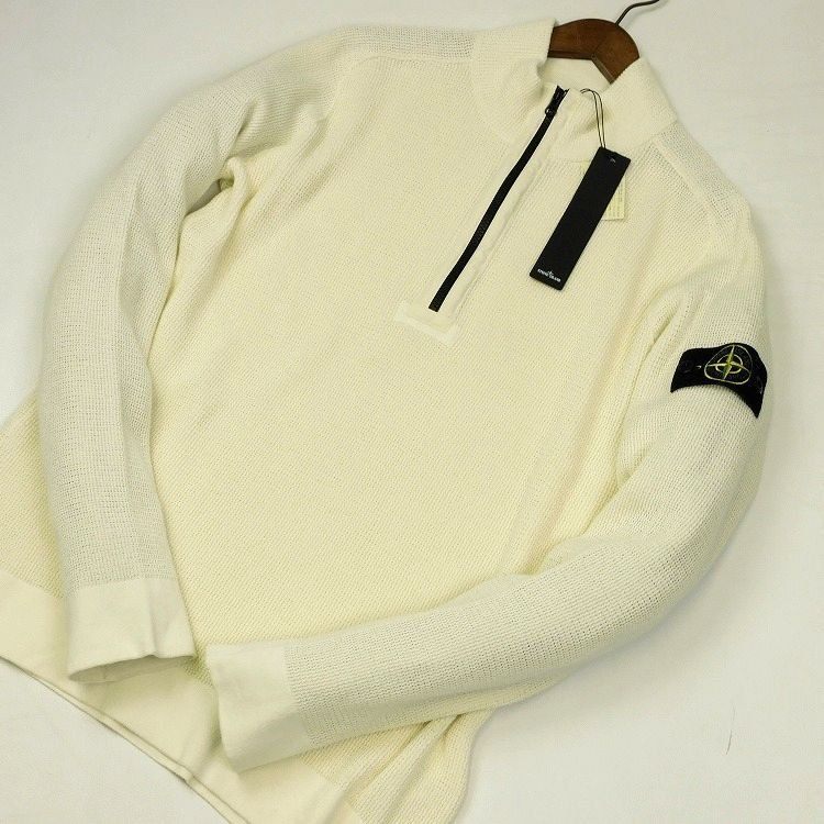 新品 定価59,400円 ストーンアイランド ハーフジップニット セーター L 