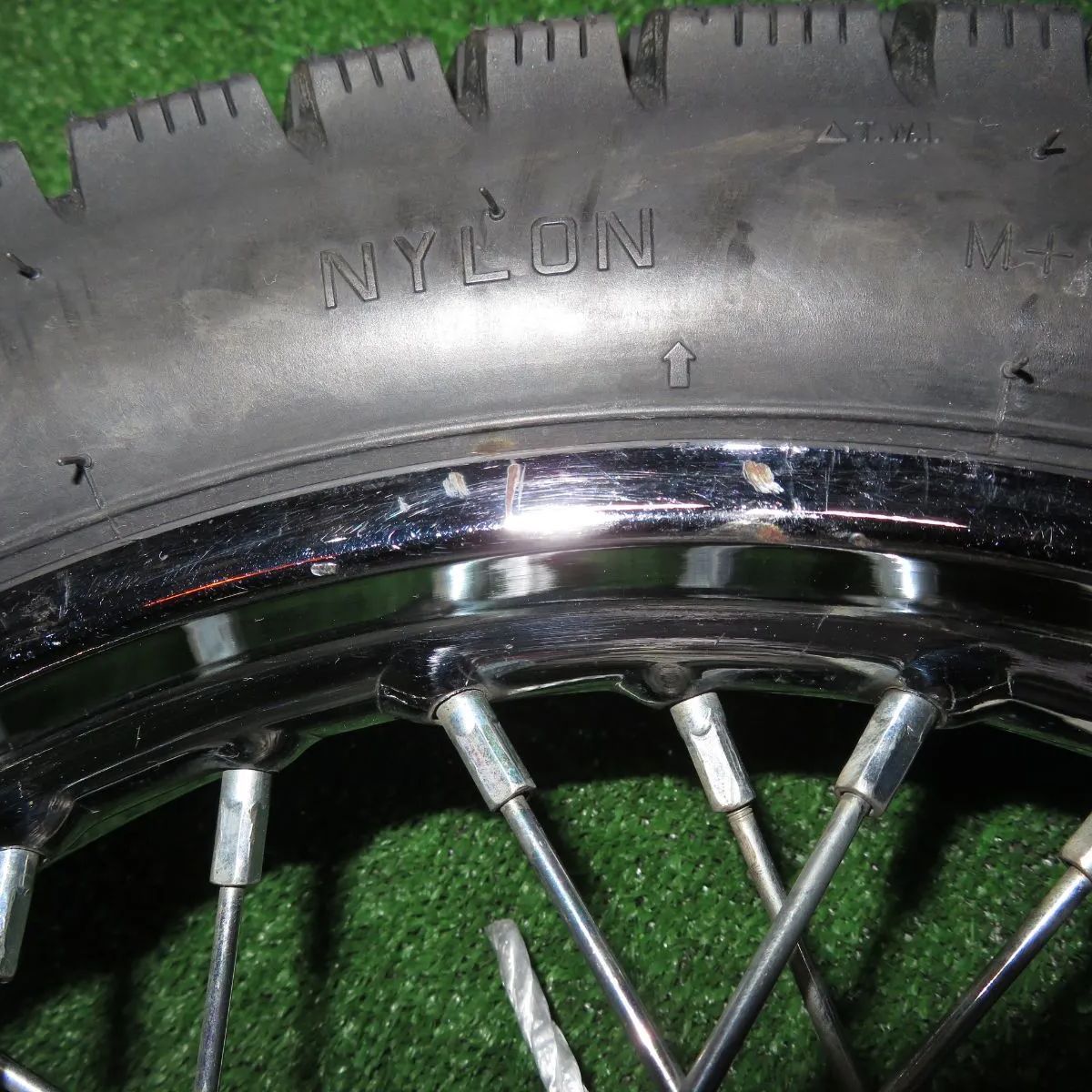 JA43 郵政 スーパーカブ110 14インチ ホイール 前後セット アクスル