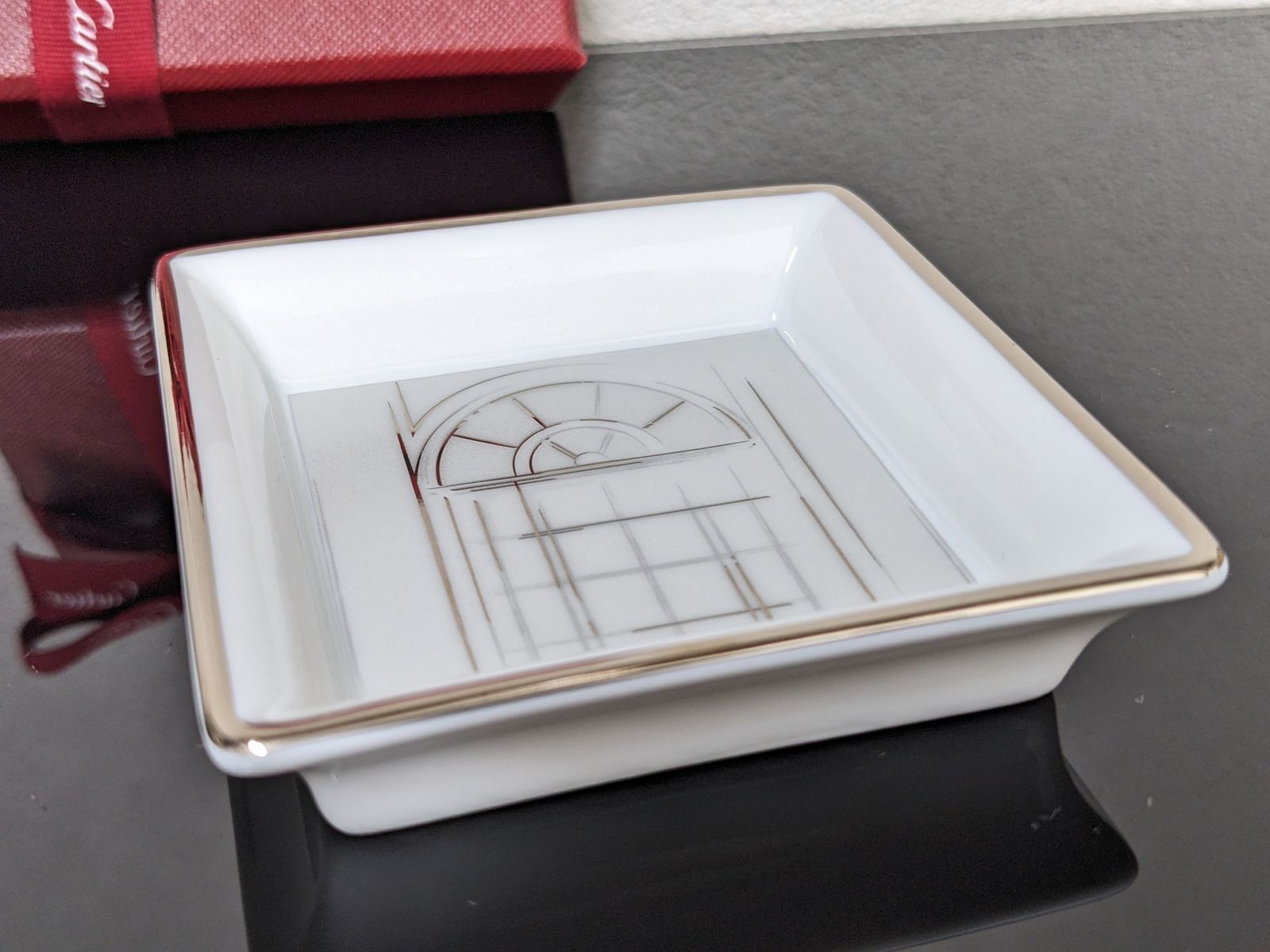 Cartier カルティエ トレイ 陶器小物入れ アクセサリー入れ