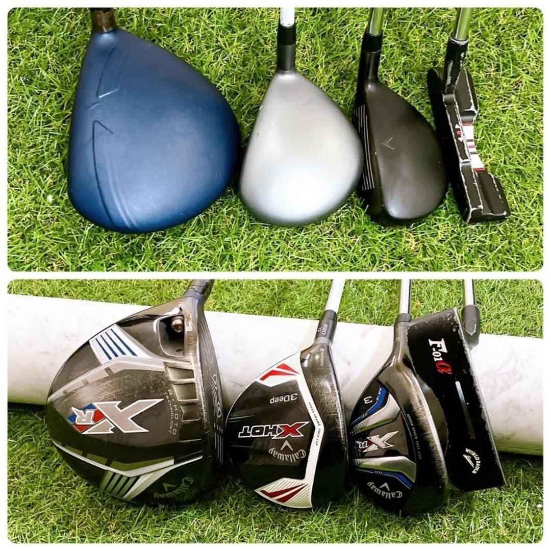 【日本未発売】 レフティ キャロウェイ XR メンズゴルフセット 12本 おすすめ 左利き