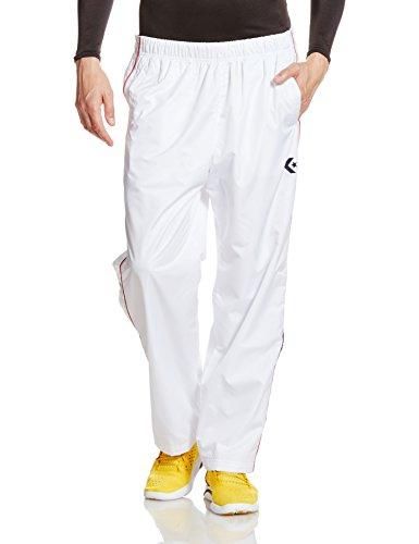 【新品・4営業日で発送】CONVERSE 6F ウォームアップパンツ(フルオープン) (CB162501P) 色 : ホワイト／ネイビー サイズ : L 