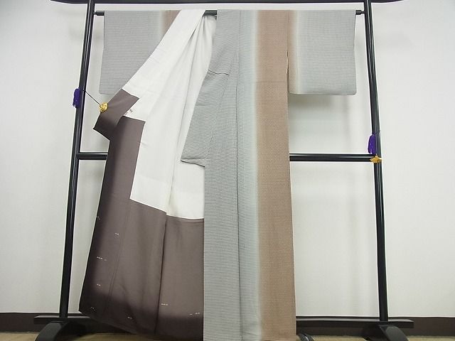 平和屋本店●極上　小紋師　藍田正雄　江戸小紋　吉祥間道　ますいわ屋扱い　逸品3s4884 平和屋本店○極上 小紋師 藍田正雄 江戸小紋 吉祥間道 ますいわ屋扱い
