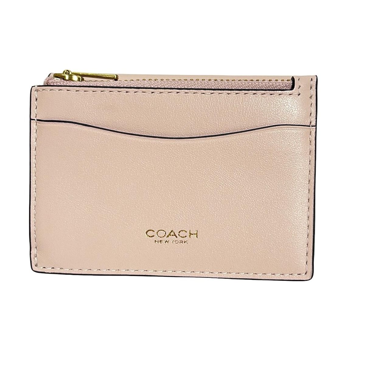 COACH(コーチ) 3つ折り財布美品 - CZ111 ライトピンク コイン