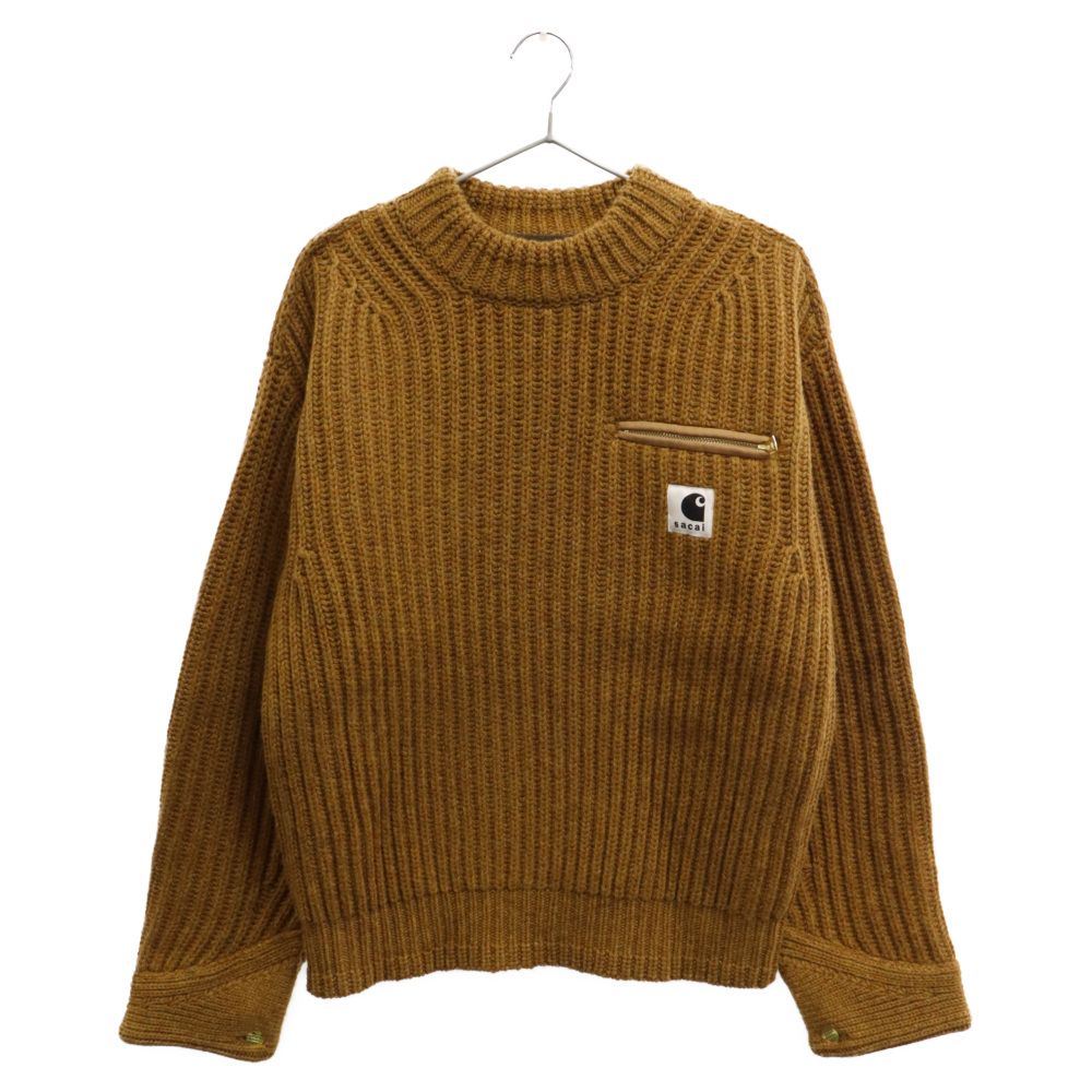 Sacai (サカイ) ×Carhartt WIP 23AW Knit Pullover Detroit デトロイト  