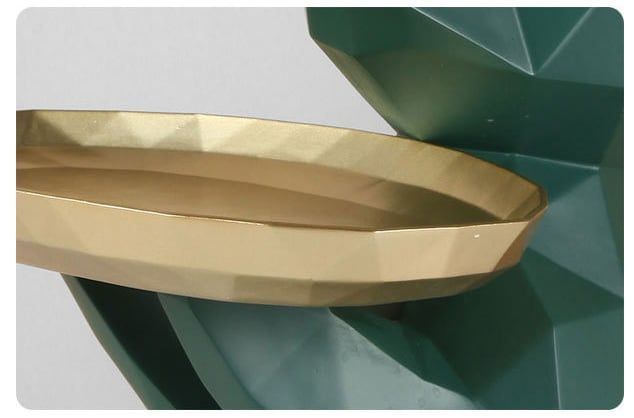 クリエイティブなウサギの収納トレイ 大型ホームインテリアリビングテレビキャビネットソフト装飾品