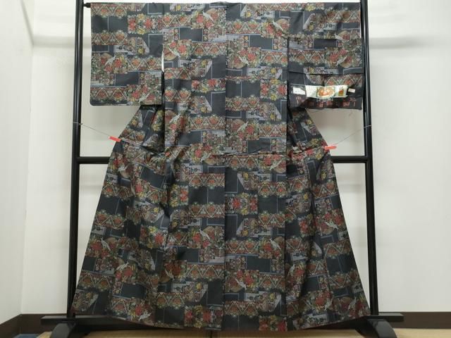 平和屋着物●本場大島紬 7マルキ