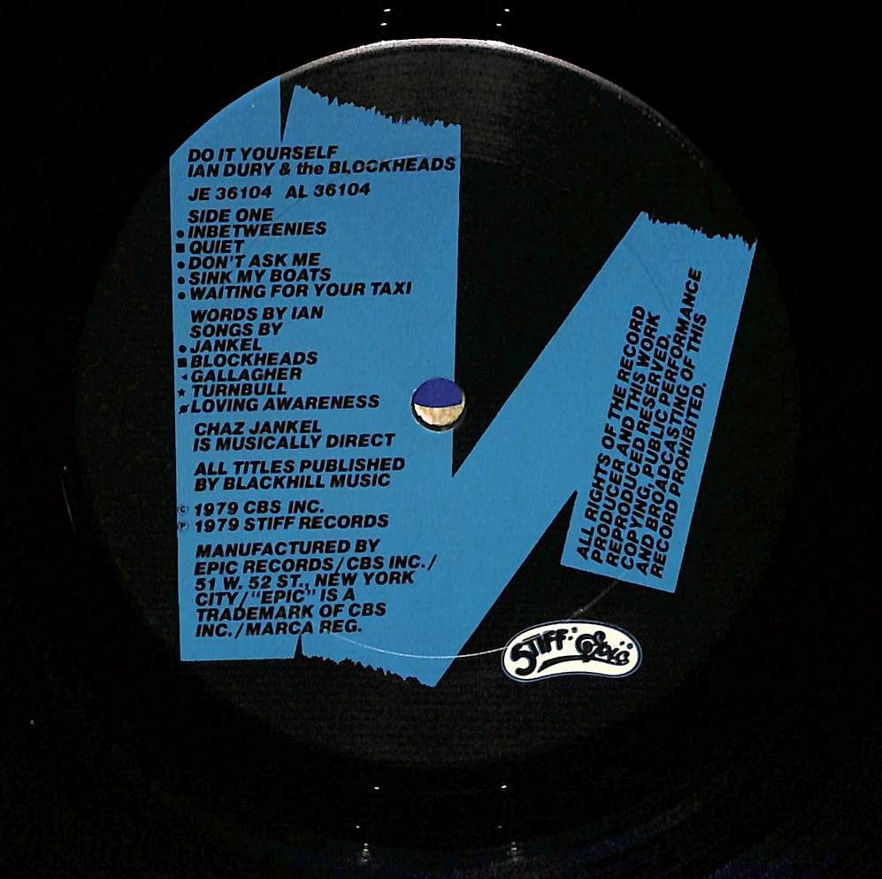 帯付日本盤LP:Ian Dury & the Blockheads Do It 帯付日本盤