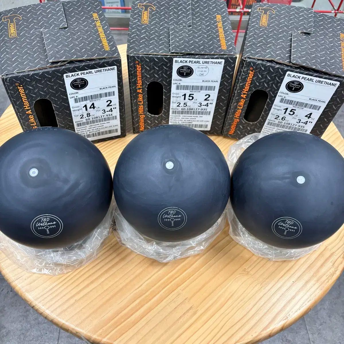 【新品】ブラックハンマーウレタン15ポンド