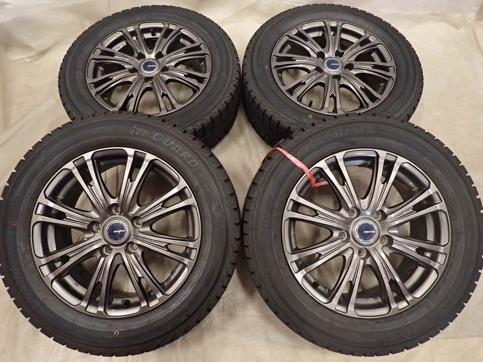 冬 製 4本 会社宛 205 60R16×6.5J 92T ヨコハマ アイスガード IG52C アルミ ラフェスタ プレマシー アクセラ NO D6399 TRITUETUBI_COM