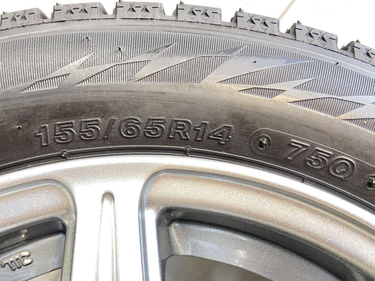 155/65R14 ブリヂストン ブリザック VRX2 ZART 14x4.5 45 100-4