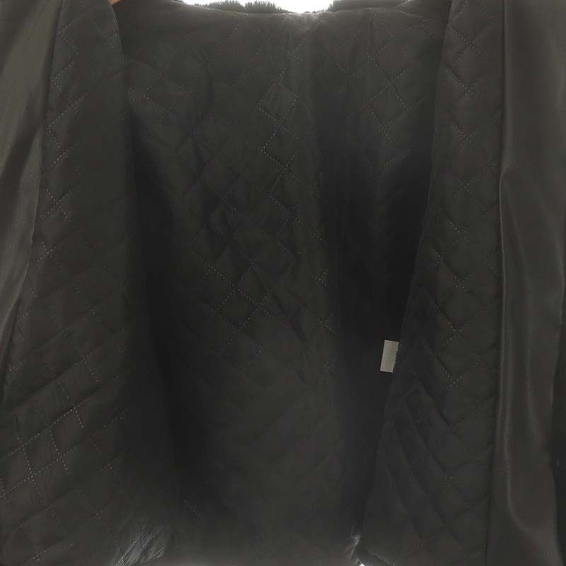 エイメル amel eco fur no collar jacket ジャケット ノーカラー