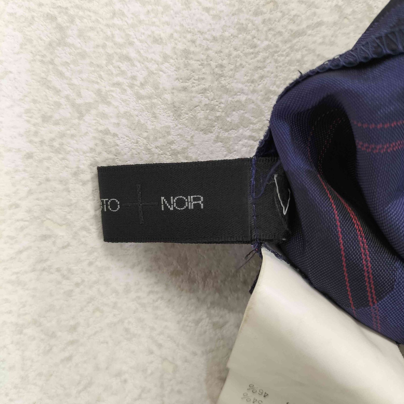 ヨウジヤマモトプリュスノアール YOHJI YAMAMOTO NOIR 02SS ドット×ストライプ サイドボタンスリットアシンメトリースカート レディース 2 GULLKHAN_COM