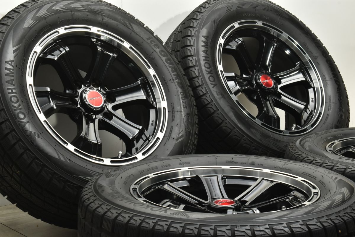 バリ溝 B-MUD K 18in 8J 25 139.7 製 ヨコハマ アイスガード G075 265 60R18 ランドクルーザープラド ハイラックス サーフ