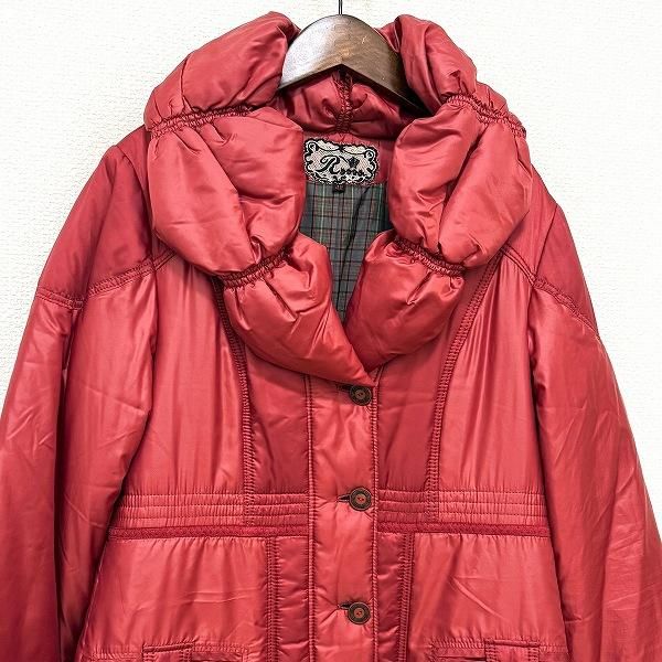 wnc インポートロッサ import Rossa コート 42 赤系 中綿 チェック