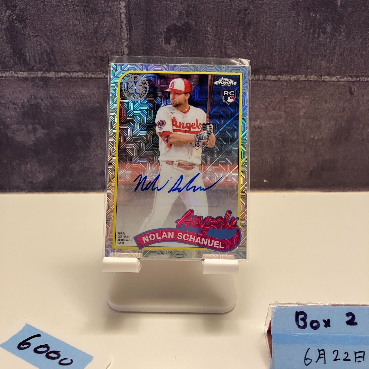 2023 Topps Chrome Nolan Schanuel 直筆サイン Los Angeles