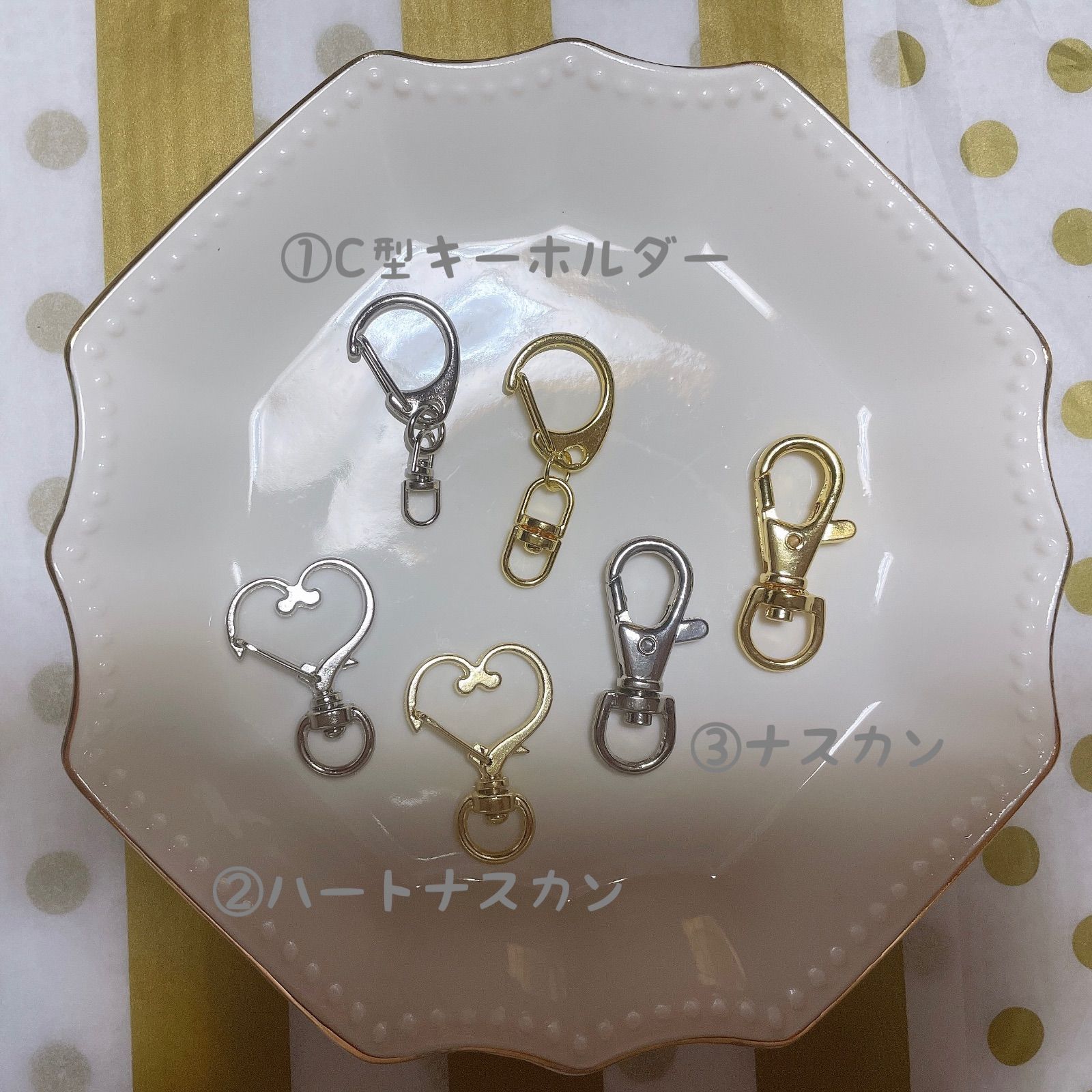 ハンドメイド レジン お花ラウンド型キーホルダー#プチプラ