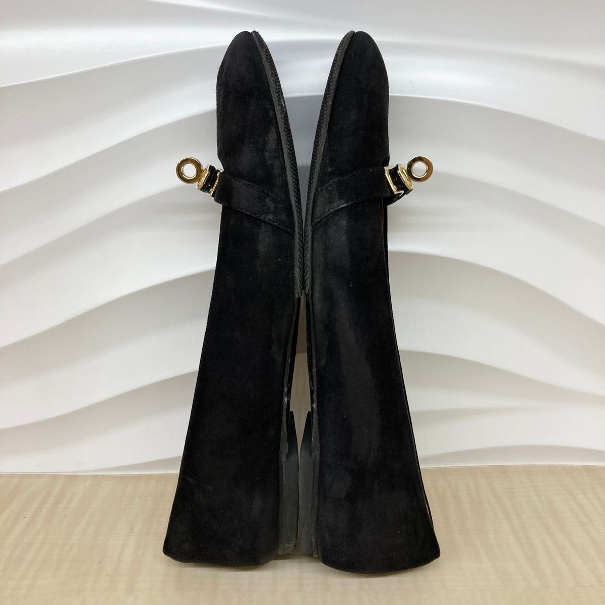 HERMES エルメス ビルバオ パンプス フラットシューズ 36 23.5 