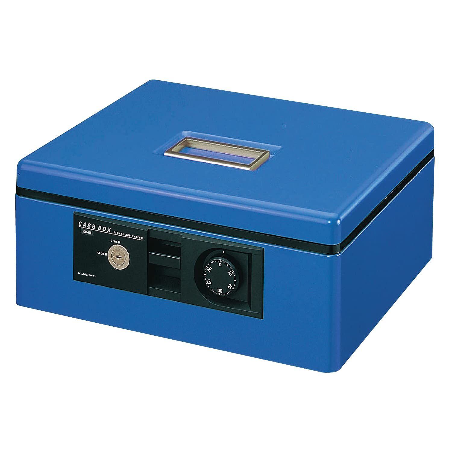 コクヨ KOKUYO 手提げ金庫 ダイヤル付 A4 青 CB-11B