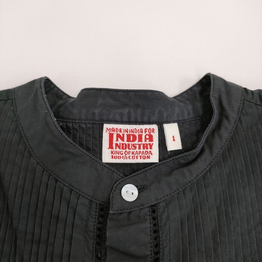 INDIA ピンタックシャツ