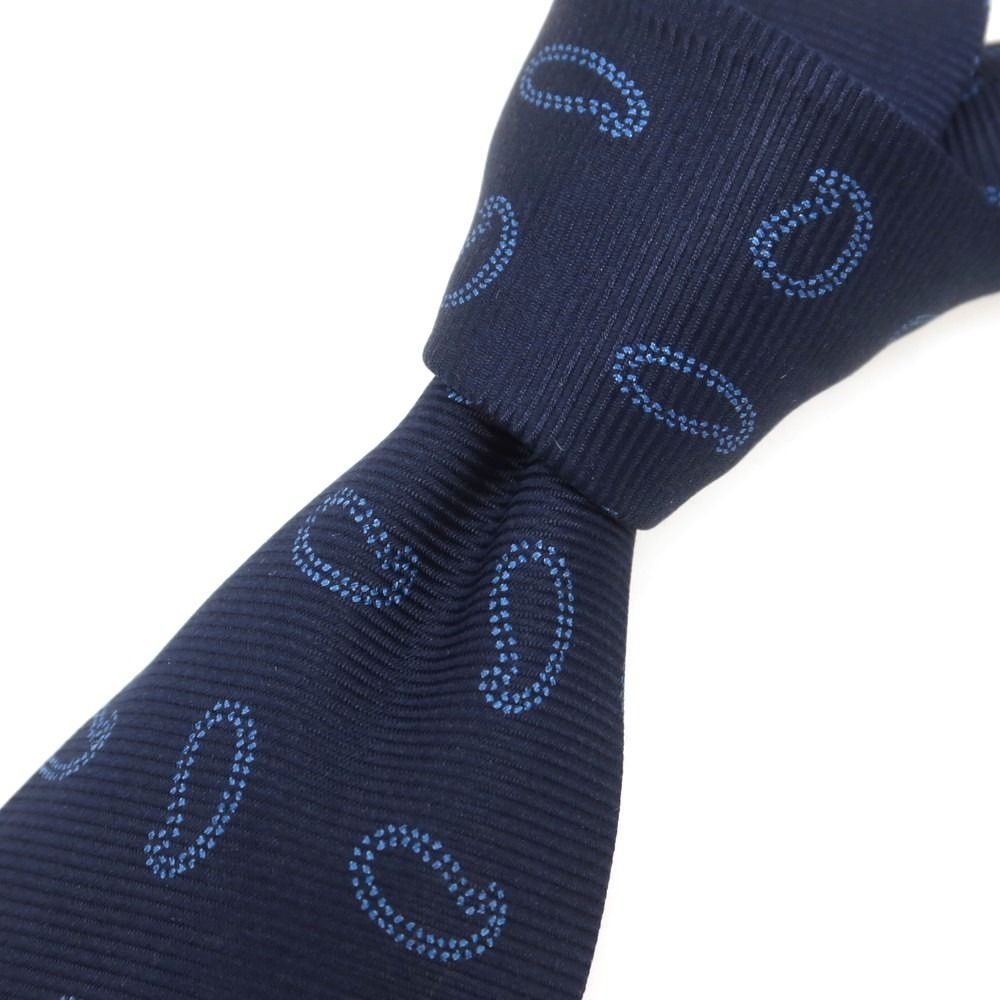 中古】キートン Kiton クワトロピエゲ シルク ペイズリー小紋柄