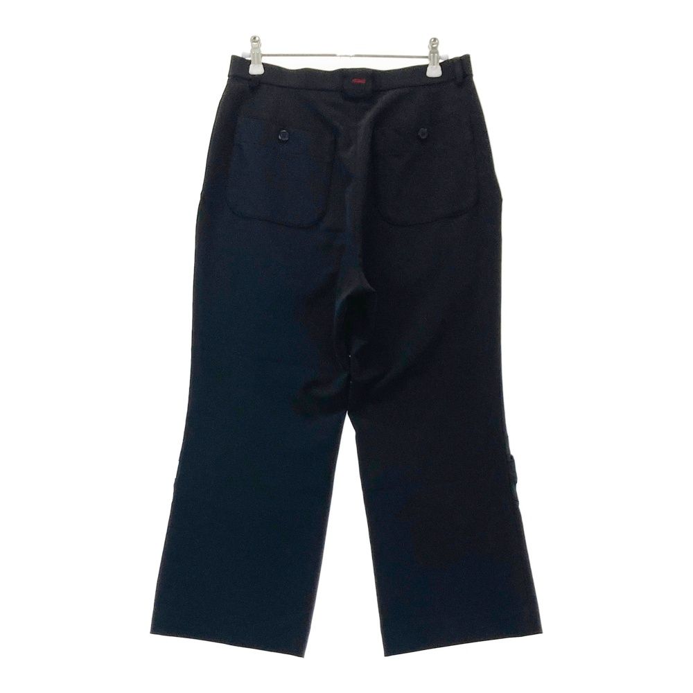 サイズ：42 M.U SPORTS エムユースポーツ クロップドパンツ ブラック系