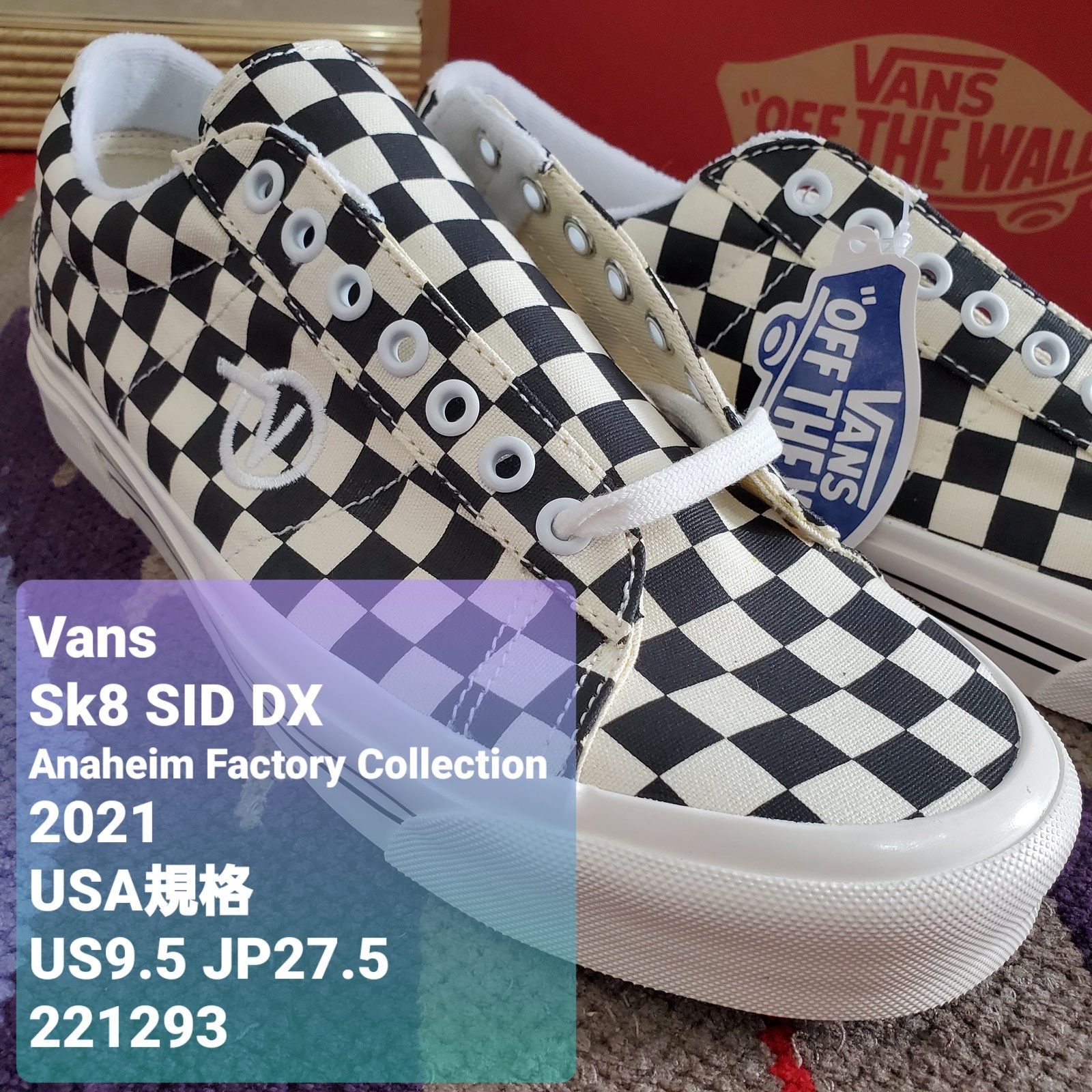 VANSバンズ□新品未使用 21年 USA規格 廃版 アナハイムファクトリー 