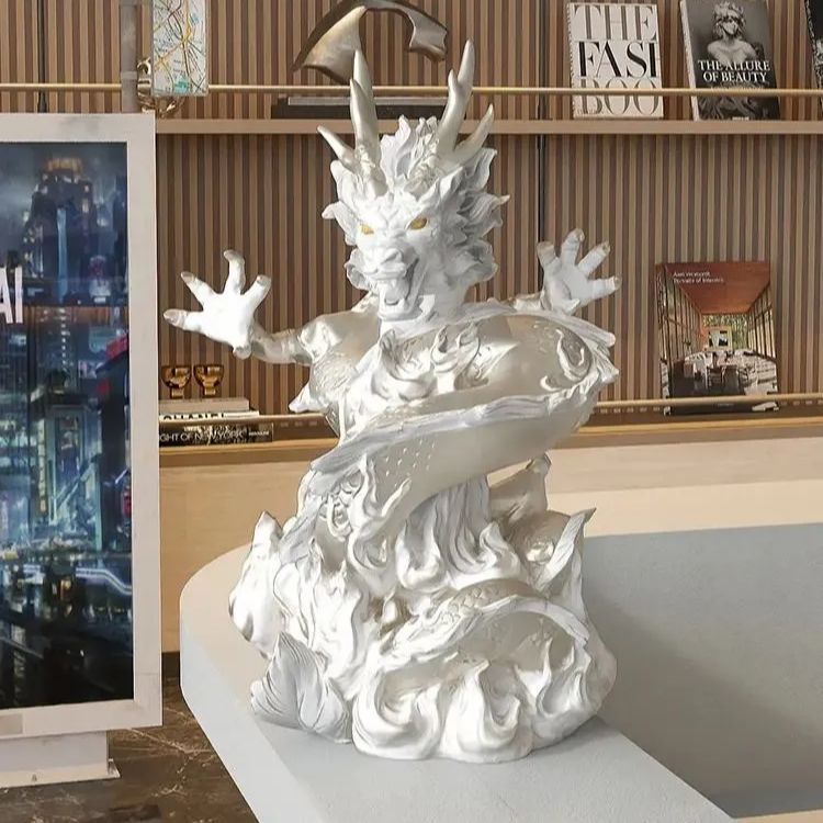 樹脂製龍の彫刻 竜の彫刻 龍のオブジェ 竜のオブジェ 龍の置物