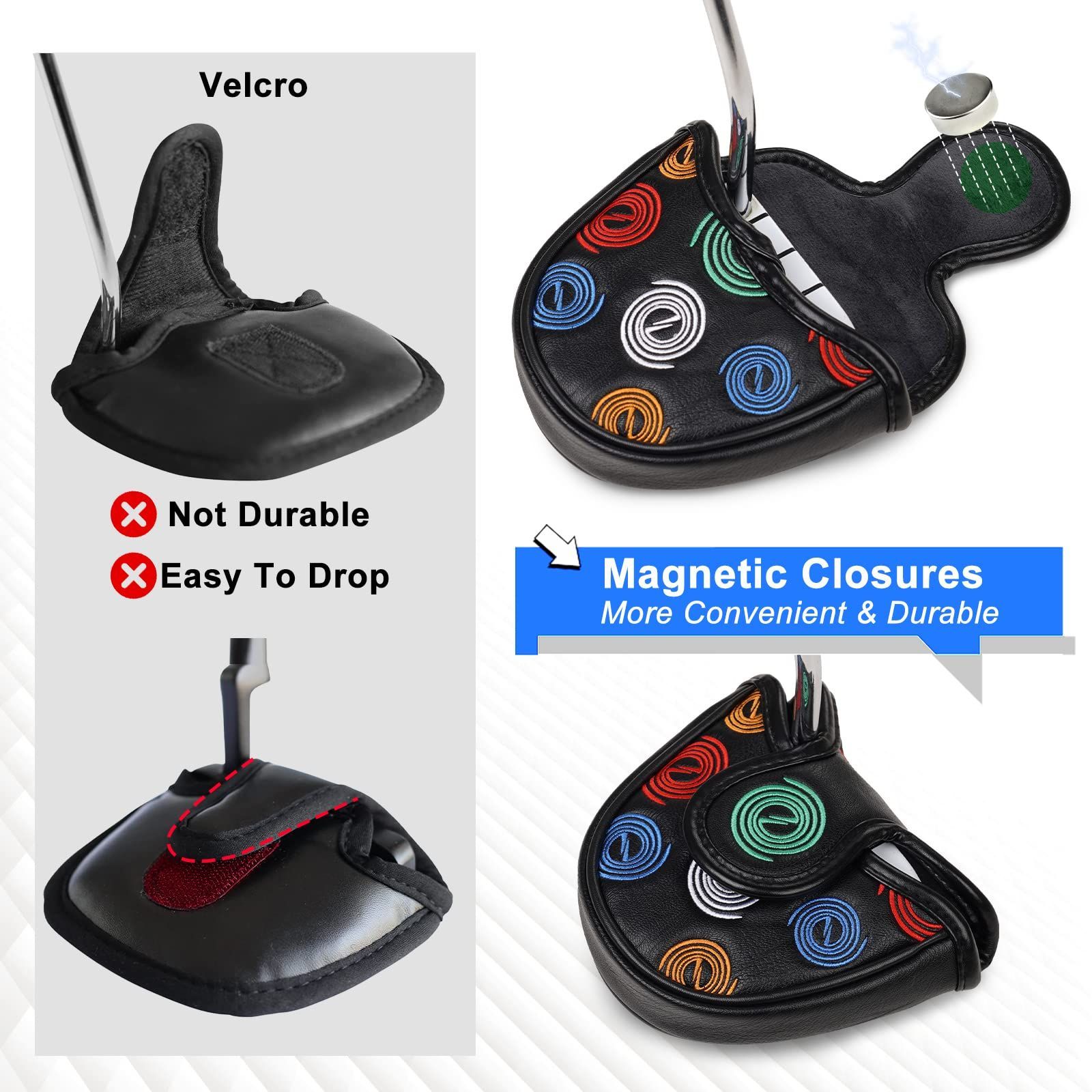 オデッセイパターカバー odysseyパターカバー高級レザー パターカバー