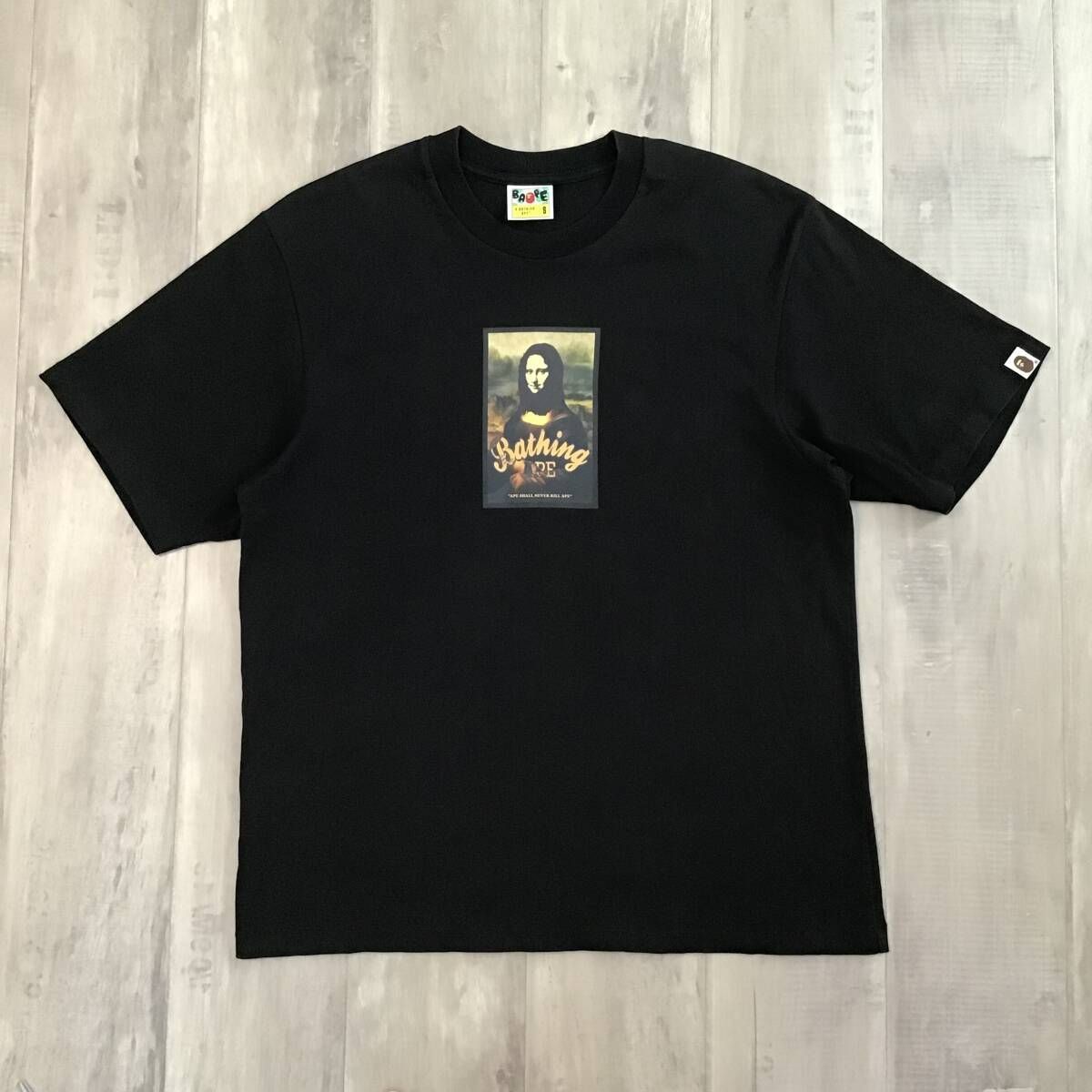 ミュージシャン buddix fantastics Bee Printed SS Tee BAPE Mona Lisa Art Print Relaxed Fit Tシャツ Sサイズ