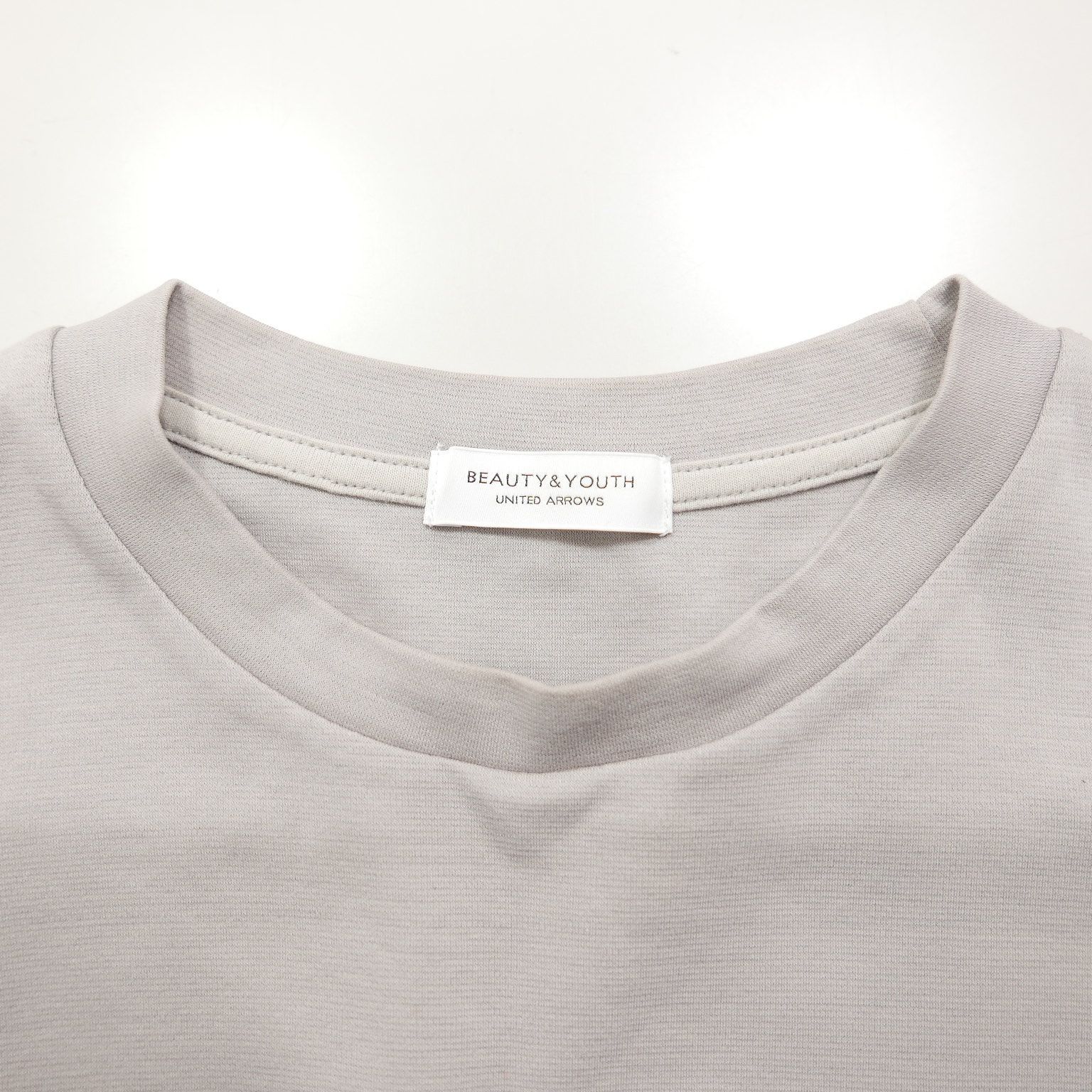 BEAUTY&YOUTH UNITED ARROWS ビューティ&ユース ユナイテッドアローズ メンズ BY ダブルガス ワイドフォルム  無地カットソー LT.GRAY S