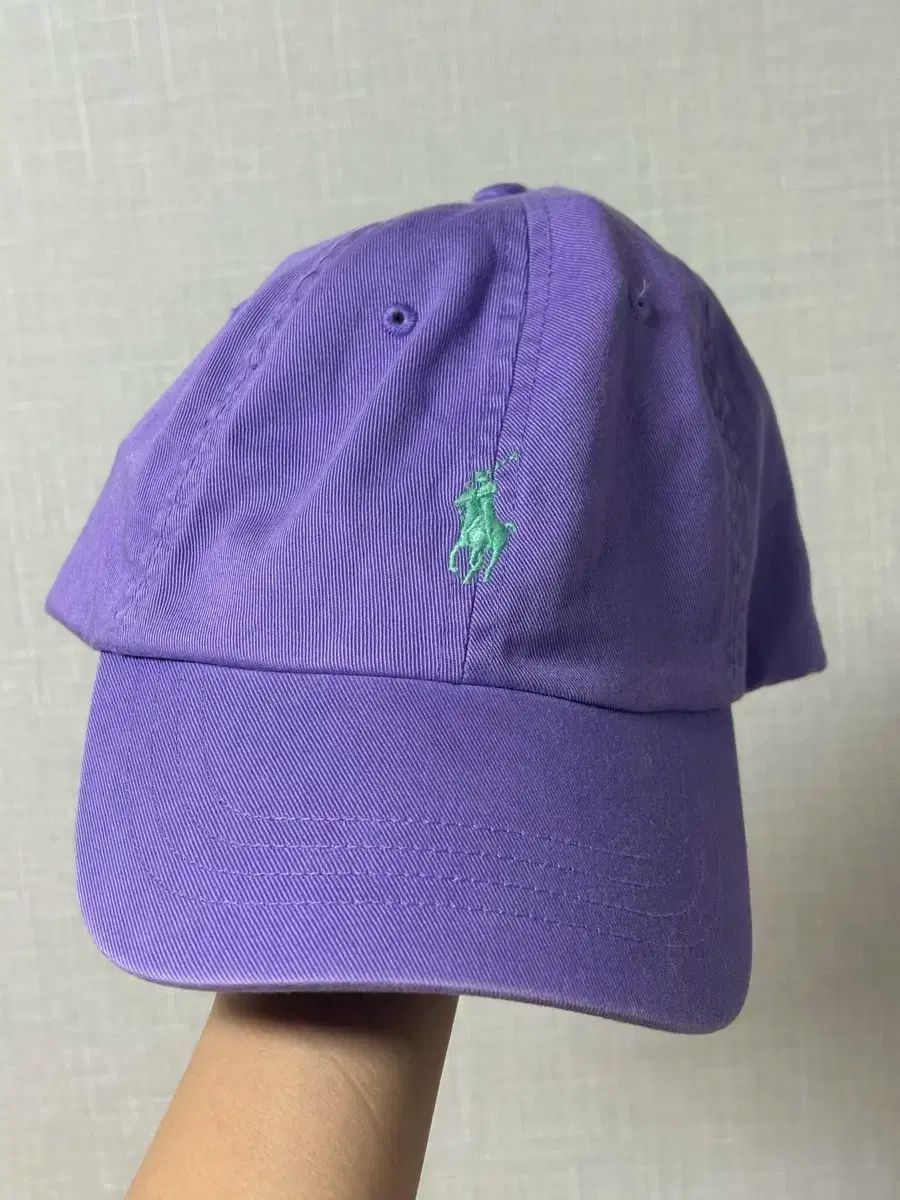 ポロ ライトパープル 帽子 ポロ ボール キャップ