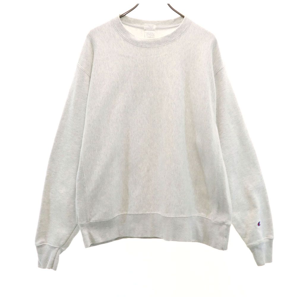 チャンピオン REVERSE WEAVE リバースウィーブ 長袖 スウェット トレーナー L グレー系 Champion 裏起毛 メンズ
