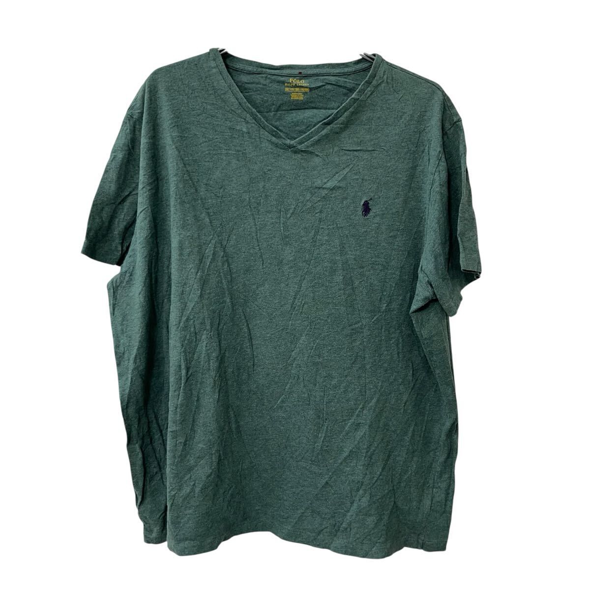 Polo Ralph Lauren 半袖トレーナー　オリーブグリーン M POLO RALPH LAUREN 半袖 ロゴ Tシャツ M 2XL グリーン ポロ