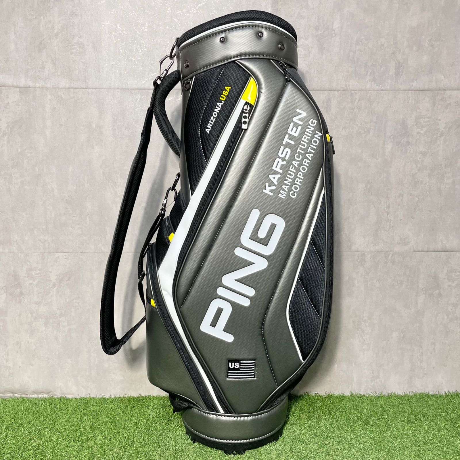 PING Karsten スタンドバッグ PING KARSTEN スタンドバッグ グレー