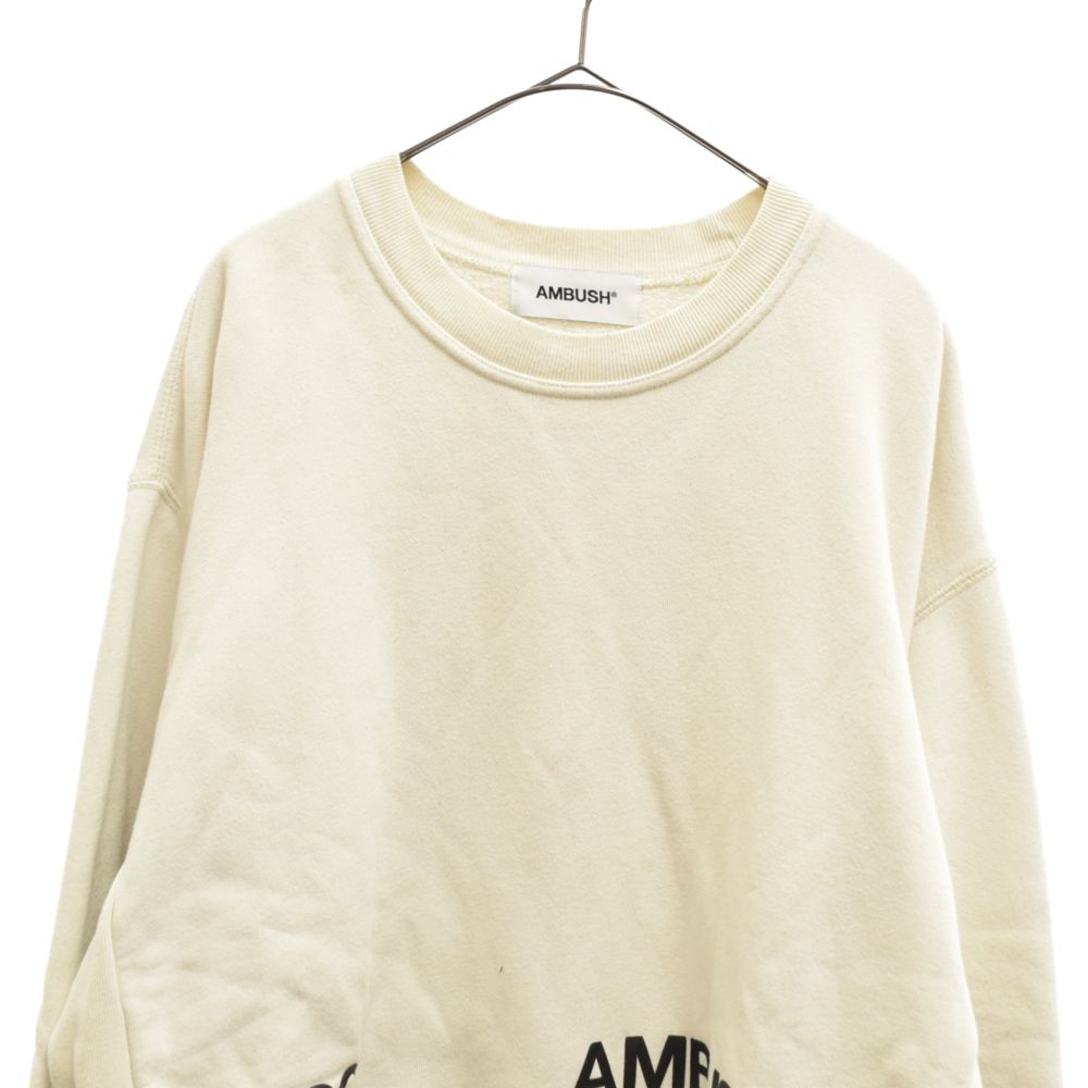 AMBUSH アンブッシュ CREWNECK SWEAT ロゴプリントクルーネック