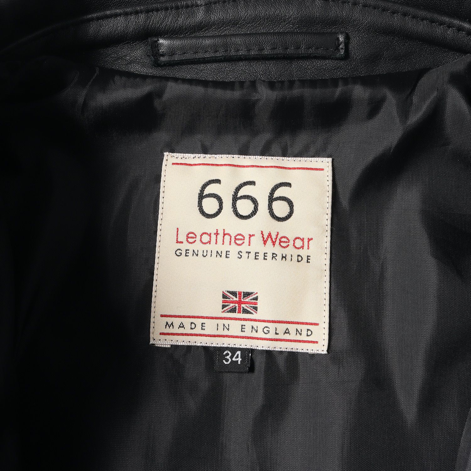 666 トリプルシックス ジャケット サイズ:34 ステアハイドレザー