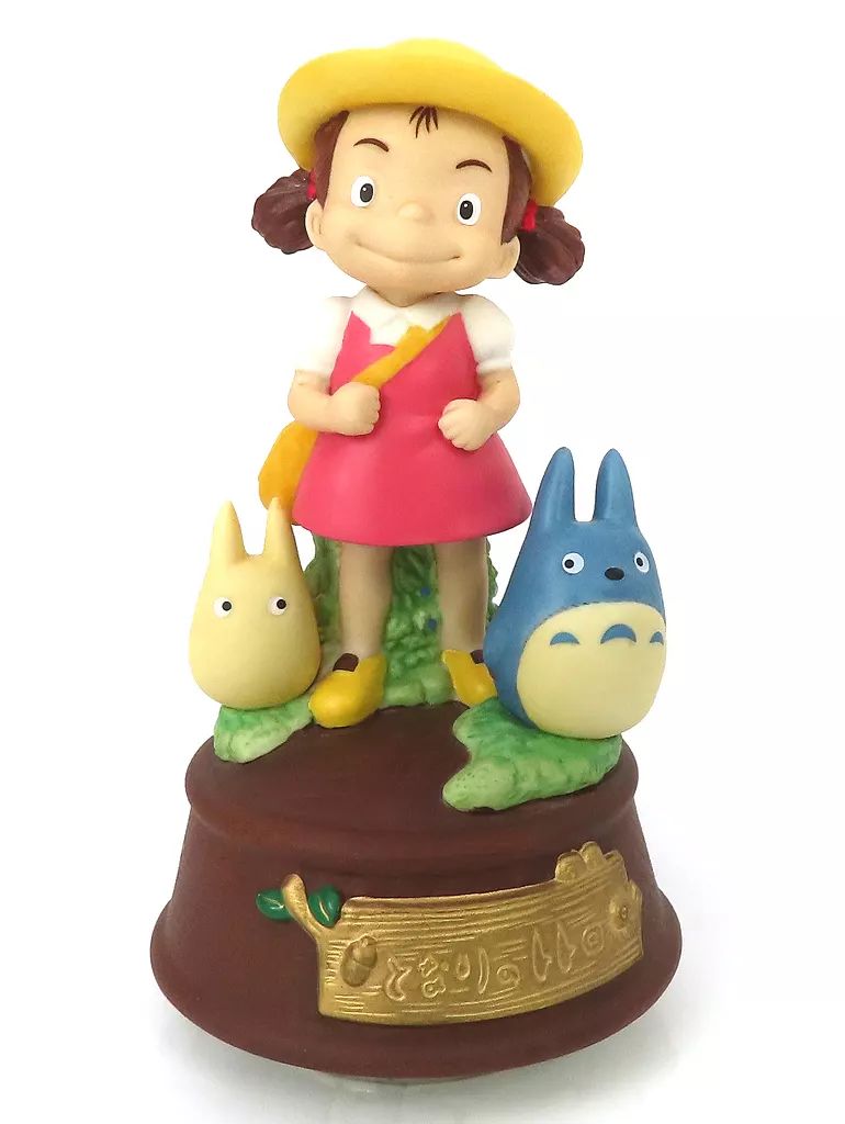 となりのトトロ　めいちゃん　オルゴール　フィギュア ジブリ となりのトトロ 磁器オルゴール メイちゃんとお散歩