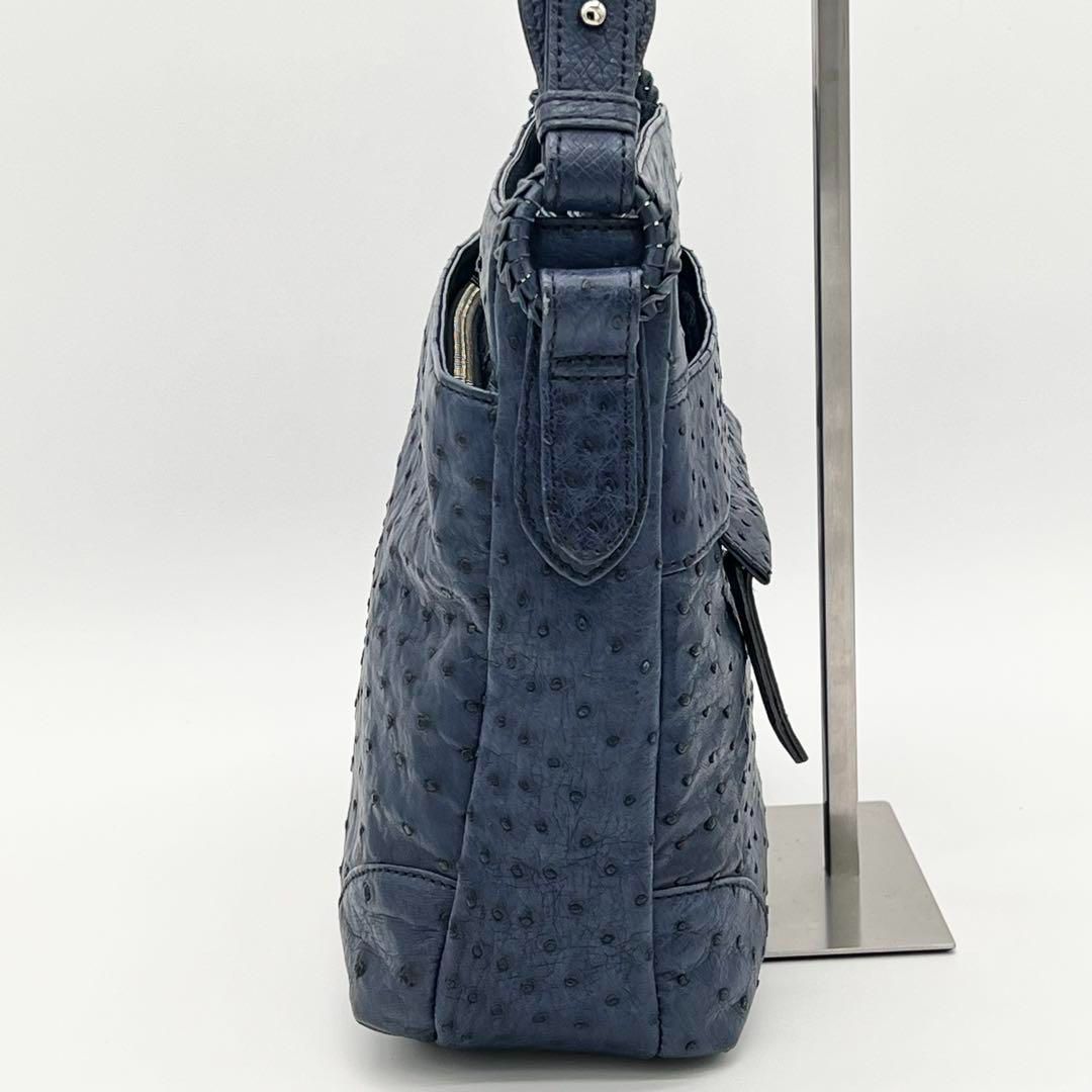 【極美品】Takechi オーストリッチ ダチョウ ハンドバッグ Exotic 極美品】Takechi オーストリッチ ダチョウ ハンドバッグ Exotic