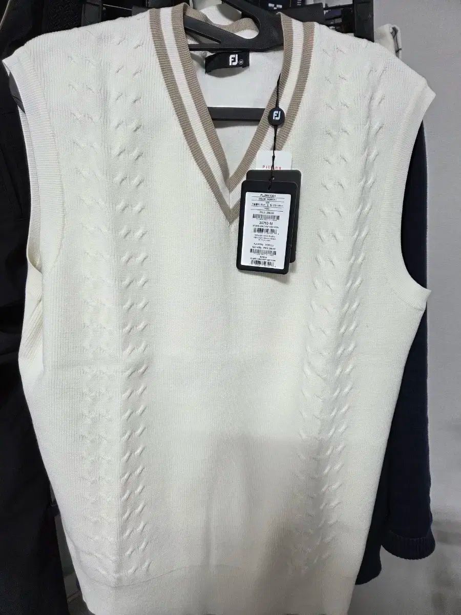 FJ フットジョイ ケーブル ベスト アイボリー