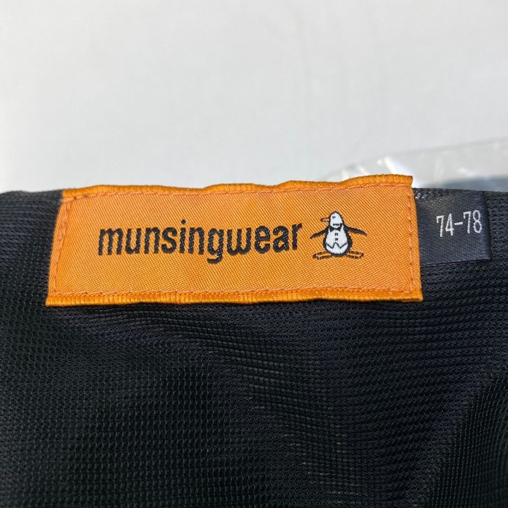 サイズ：74-78 MUNSING WEAR マンシングウェア 2024年モデル ジョガーパンツ ロゴ刺繍  ブラック系 [240101431136] ゴルフウェア メンズ ストスト サイズ：74-78 MUNSING WEAR マンシングウェア 2024年モデル