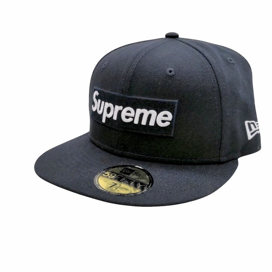大人気　ニューエラ　Supreme ボックスロゴ　ヤンキースロゴ ネイビー Supreme 24SS MLB Teams Box Logo New Era Navy-New York